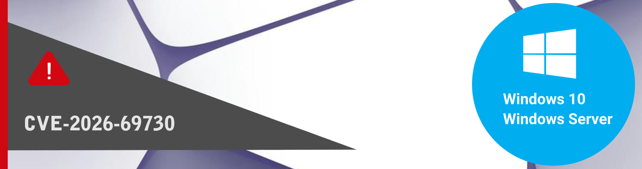 Attēls ar Windows logo un ievainojamības numuru